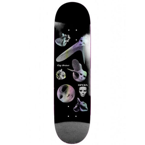 Tavola skate Clay Kreiner Shapes Black Holographic 8.5