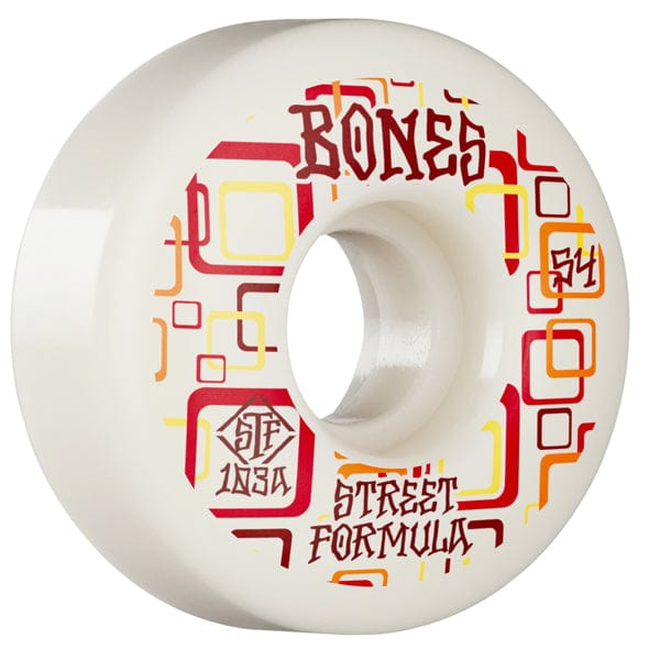 Bones Wheels Ruote skateboard 54mm / 103 Ruote skate STF Retros V3 103A 54mm